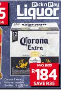 Corona Extra Non-Returnable Bottles-12 x 355ml