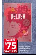 Delush Natural Sweet Rose Or Sweet White-3 Litre Each