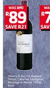 Thierry & Guy Fat Bastard Shiraz, Cabernet Sauvignon, Pinotage Or Merlot-750ml