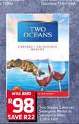 Two Oceans Cabernet Sauvignon Merlot Or Sauvignon Blanc-3 Litre Each