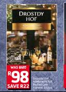Drostdy Hof Adelpracht Full Bodied Late Harvest-3 Litre