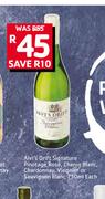 Alvi's Drift Signature Pinotage Rose, Chenin Blanc Chardonnay, Viognier Or Sauvignon Blanc-750ml Eac