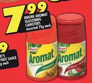 Knorr Aromat Seasoning Canisters Assorted-75g Each