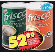 Frisco Original/Strong Roast/Granules Instant Coffee-750g-Each