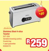 Sunbeam Stainless Steel 4-Slice Toaster SCT309