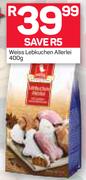 Weiss Lebkuchen Allerlei-400g
