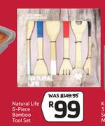 Natural Life 6 Piece Bamboo Tool Set