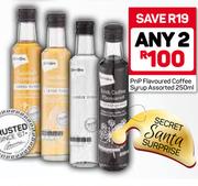 PnP Flavoured Coffee Syrup Assorted-2x250ml