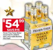 Fever-Tree Tonic Water Assorted-4x200ml Non-Returnable Bottles-Per Pack