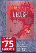 Delush Natural Sweet Rose Or Sweet White-3Ltr Each