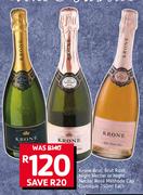 Krone Brut/Brut Rose/Night Nectar Or Night Nectar Rose Methode Cap Classique-750ml Each