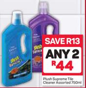 Plush Supreme Tile Cleaner Assorted-2x750ml