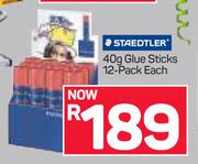 Staedtler 40g Glue Sticks 12 Pack-Each