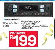 Blaupunkt Deckless Car Radio MAO30DCK