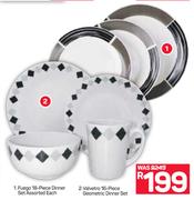 Fuego 18 Piece Dinner Set Assorted-Each