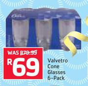 Valvetro one Glasses 6 Pack