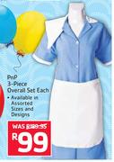 PnP 3 Piece Overall Set-Each