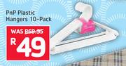 PnP Plastic Hangers 10 Pack