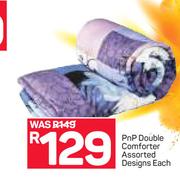 PnP Double Comforter Assorted Designs-Each