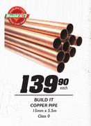 Build It Copper Pipe 15mmx5.5m-Each