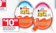 Kinder Joy Chocolate Egg With Surprise Toy Assorted-20g Each