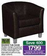 H&H Collection Madrid Tub Chair