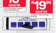 No Name Refuse Bags Roll-20s