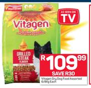 Vitagen Dry Dog Food Assorted-6/8Kg Each