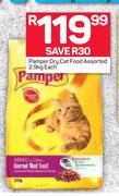 Pamper Dry Cat Food Assorted-2.9Kg Each