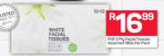 PnP 2 Ply Facial Tissues Assorted-180's Per Pack