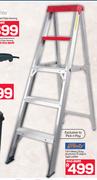 Gravity 1.5m Heavy Duty Aluminium 5 Step A Type Ladder
