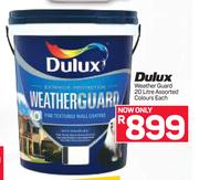 Dulux 20Ltr Weather Guard (Assorted Colours)-Each