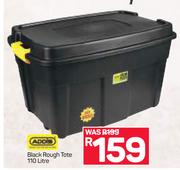 Addis 110Ltr Black Rough Tote