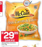 McCain Peas, Carrots & Corn-1Kg