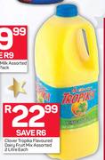 Clover Tropika Flavoured Dairy Fruit Mix 2Ltr-Each
