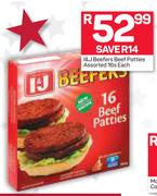 I&J Beefers Beef Patties 16's-Each