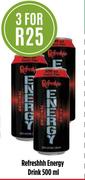 Refreshh Energy Drink-3 x 500ml