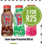 Clover Super M Assorted-3 x 300ml