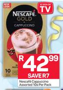 Nescafe Cappuccino 10s-Per Pack