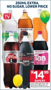 Coca-Cola Light/Zero/Tab/Fanta Zero/Sprite Zero Or Stoney Zero-2.25Ltr Each