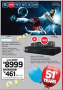 Hisense 58" (147cm) UHD Smart LED TV 58N5000UW With A Free Explora 2 Decoder PS5100IMC