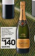 Simonsig Kaapse Vonkel Satin Nectar Or Brut Rose Methode Cap Classique-750ml Each