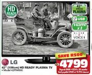 LG 42" 106cm HD Ready Plasma TV-42PN4500