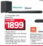 Hisense 2.1 Soundbar With Subwoofer