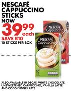 Nescafe Cappuccino Sticks-Each