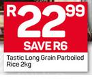 Tastic Long Grain Parboiled Rice-2Kg