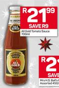 All Gold Tomato Sauce-700ml