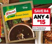 Knorr Packet Soup Assorted-Any 4X50/54g
