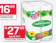 Twinsaver Roller Towels-4s