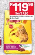 Pamper Dry Cat Food Assorted-2.9Kg Each